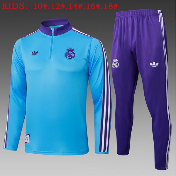 Enfant Sweatshirt Real Madrid 2025-26 Bleu 10